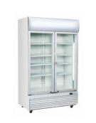 Vetrina bibite verticale doppia 970 Lt. - refrigerazione ventilata - mm 1200x645x2036h