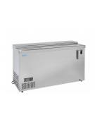 Frigorifero orizzontale a pozzetto in acciaio inox  - refrigerazione statica - mm 1500x579x862h