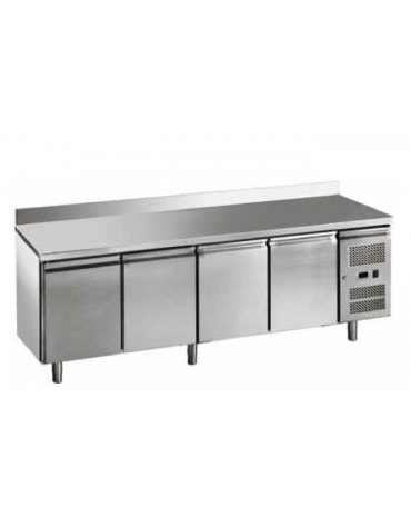 Tavolo refrigerato 4 Porte Dimensioni Cm.233x70x85h