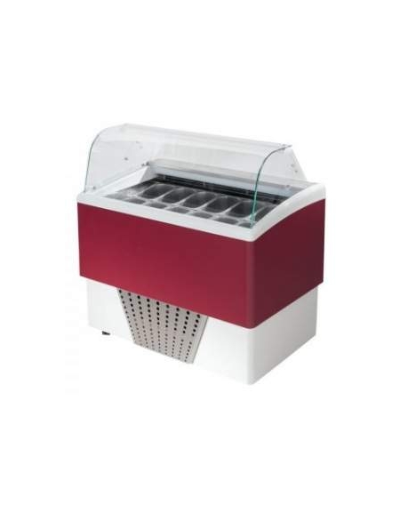 Vetrina gelati ventilata N° 7+7 vaschette da Lt. 4,75