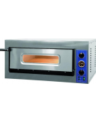 Forno piazza in acciaio inox a camera singola - 6000 W - mm  L1010xP850xH420