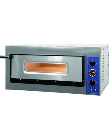 Forno piazza in acciaio inox a camera singola - 9000 W - mm  L1010xP1210xH420