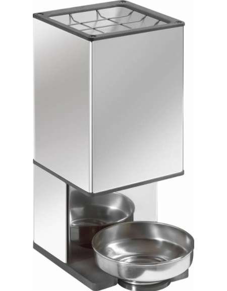 Rompighiaccio in acciaio INOX per la produzione a servizio continuo di pezzi di ghiaccio - mm 220x220x520h