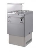 Banco gelati N°4+4 Pozzetti granite da Lt. 7,5 esterno inox - CON CARAPINE INCLUSE