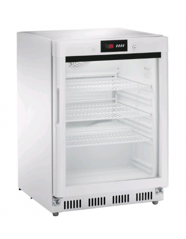 Espositore refrigerato statico linea digitale AKD, temperatura + 2° C/ + 8° C, con porte in vetro - mm 600x600x855h