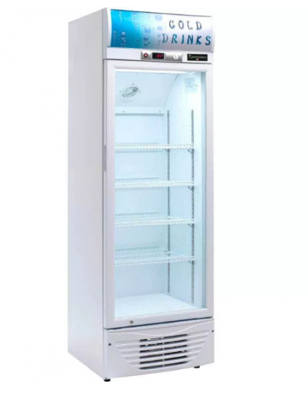 Armadio refrigerato statico per bibite, temp. + 2° C/ + 8° C - 285 litri - L 595 mm x P 605 mm x H 1900 mm