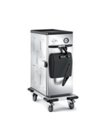 Carrello thermobox riscaldato in acciaio inox 18/10 AISI 304 - cm 48,5x80,5x114h