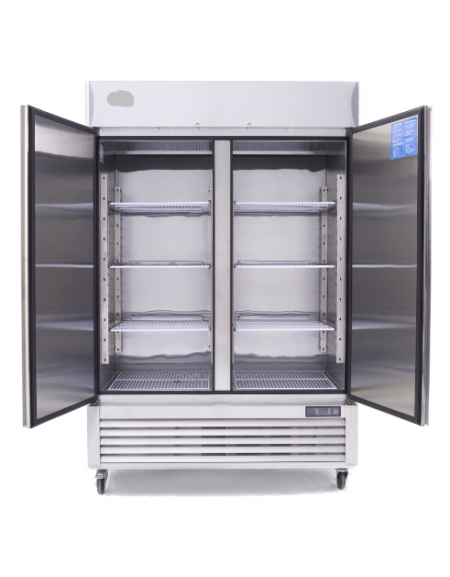 Armadio refrigerato eco ventilazione forzata - 2 porte - 1335 litri - -5°C/+5°C - mm 1382×800×2110h