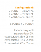 Saladette refrigerata in acciaio inox , 2 porte con 1 anta scorrevole, + 2° + 8°C - lt 380 - mm 900×700×850h