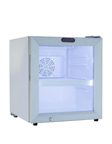 Frigo sopra banco statico con agitatore di aria - capacità 76 Lt - temperatura 0°C/+10°C - mm mm 435x486x500h