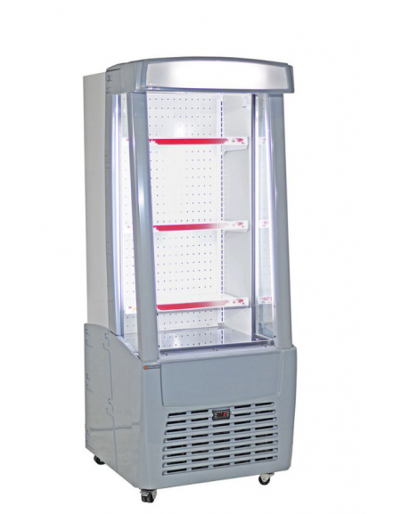 Espositore bevande ventilato 3 ripiani - capacità 241 Lt - temperatura 0°C/+10°C - mm 730x742x1850h