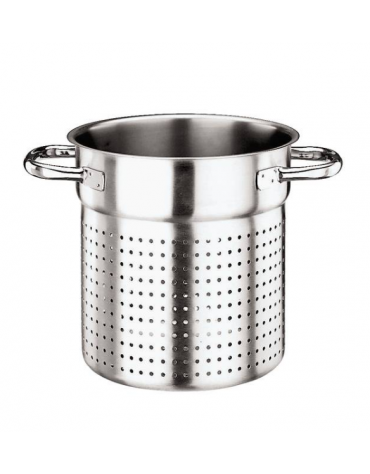 Colapasta 2 manici in acciaio inox per pentola -  Ø cm 24 -  h cm 26,5