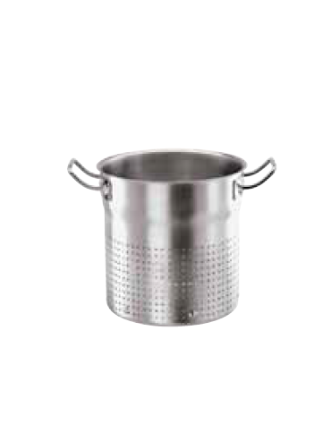 Colapasta 2 manici in acciaio inox per pentola -  Ø cm 24 -  h cm 26,5