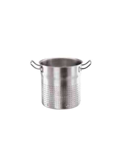 Colapasta 2 manici in acciaio inox per pentola - Ø cm 24 - h cm 26