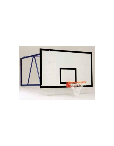 Impianto basket fisso per parete sbalzo cm.185