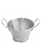 Colapasta tronco conico in acciaio inox con 2 maniglie - Ø cm 24x12h - litri 3,5