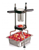 Trancia 8 spicchi per ortaggi e frutta senza nocciolo in acciaio inox - kg. 3,3 - cm 38x26x58h