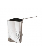 Colapasta 1/4 in acciaio inox con manico - Ø cm 36x23h - litri 5,5