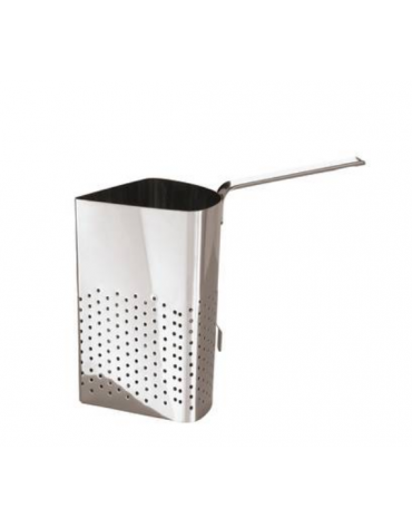 Colapasta 1/4 in acciaio inox con manico - Ø cm 40x26h - litri 7,5