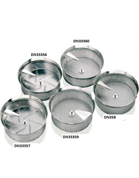 Griglia per passaverdura manuale in acciaio inox - griglia mm 1