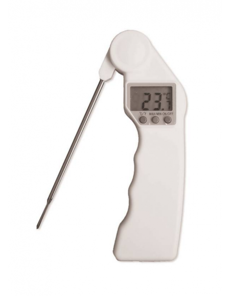 Termometro digitale, scala 1°C, range -50+300°C - lunghezza sonda cm 12,5  - ø mm 3,5