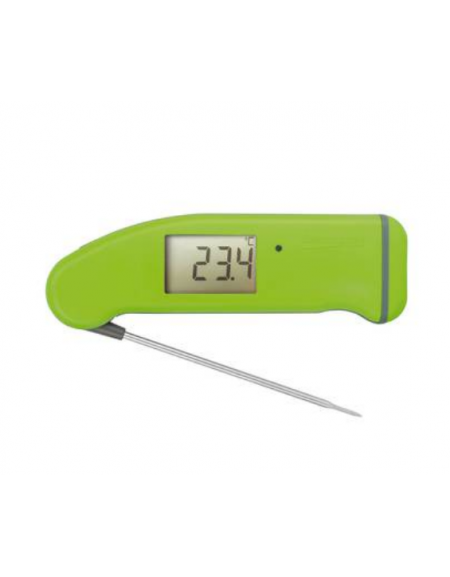 Termometro digitale, colore verde - scala 0,1 or 1°C - range -49,9+299,9°C - cm 15x5x2h