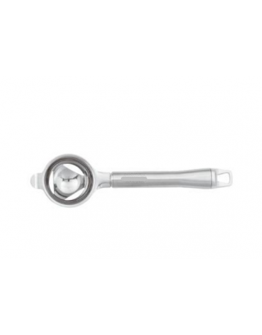 Separatore uova in acciaio inox 18/10 con manicatura in acciaio inox - lunghezza cm 22,5