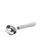 Separatore uova in acciaio inox 18/10 con manicatura in acciaio inox - lunghezza cm 22,5