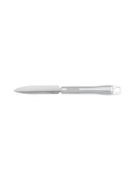 Coltello decora frutta in acciaio inox 18/10 con manicatura in acciaio inox - lunghezza cm 22,5