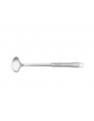 Mestolino in acciaio inox 18/10 con diametro cm 6,5 - manicatura in acciaio inox - lunghezza cm 29,5