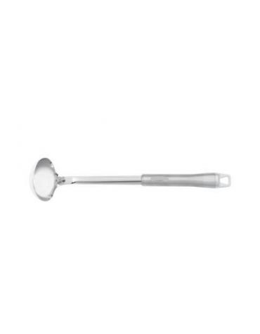 MESTOLO UNIPEZZO IN ACCIAIO INOX mm 120x420 lt. 0,50 - MESTOLI UNIPEZZO -  MESTOLI IN ACCIAIO - Utensili cucina acciaio - Dina Fo