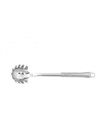 Mestolo servispaghetti in acciaio inox 18/10 con manicatura in acciaio inox - lunghezza cm 31,5