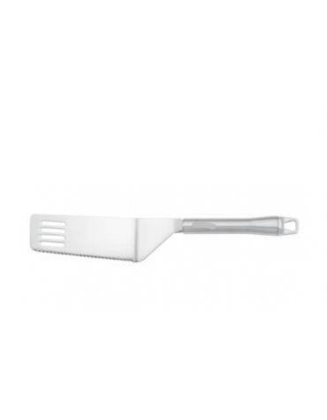 Pala lasagne/pasticcio forata in acciaio inox 18/10 con manicatura in acciaio inox - lunghezza cm 28