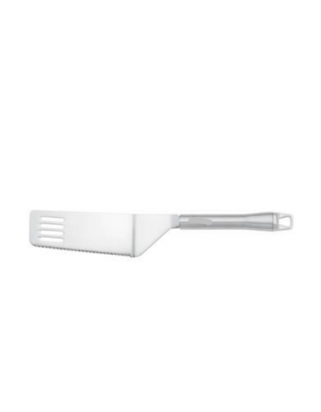 Pala lasagne/pasticcio forata in acciaio inox 18/10 con manicatura in acciaio inox - lunghezza cm 28