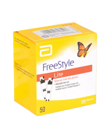 Strisce glucosio abbott freestye lite confezione da 50 pz