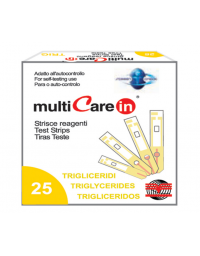 Strisce trigliceridi - flacone da 5 strisce + 1 chip.