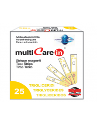 Strisce trigliceridi - flacone da 25 strisce + 1 chip.