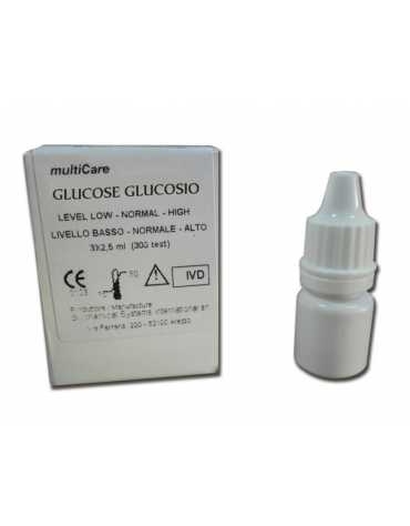 Soluzione di controllo glucosio - 3x2,5ml