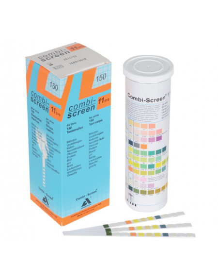 Strisce urine 11 parameteri per test visivo o per uso con Urilyzer® 100 e Combiscan 100