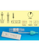 Test fob - sangue occulto nelle feci - include 25 pezzi contenenti: provetta, test a cassetta, reagente.