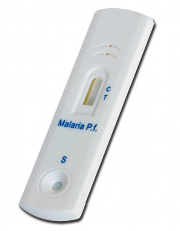 Test malaria professionale - il kit include test a cassetta, soluzione, dosatore monouso e manuale multilingue