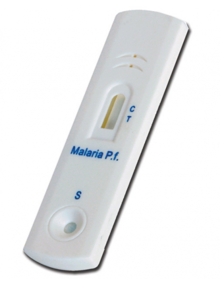 Test malaria professionale - il kit include test a cassetta, soluzione, dosatore monouso e manuale multilingue