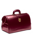 Borsa "Super Texas pelle" colore bordeaux - 42 x 20 x h 23 cm