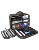 Borsa professionale medicale vuota, colore nero - 42 x 35 x 15 cm