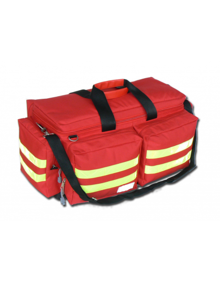 Borsa emergenza Smart in poliestere, vuota, colore rosso - 65 x 35 x h 35 cm