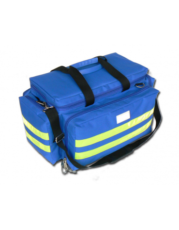 Borsa emergenza Smart in poliestere, vuota, colore blu - 55 x 35 x h 32 cm