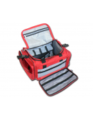 Borsa emergenza in poliestere 600D, vuota, colore rosso - 35 x 45 x h 21 cm