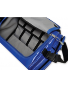 Borsa emergenza in poliestere rivestito di PVC, vuota, colore blu - 35 x 45 x h 21 cm