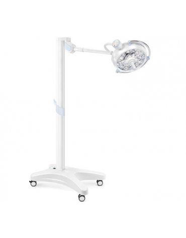 LAMPADA SCIALITICA PENTALED 30E - su piantana con batteria - 30 riflettori ellittici in 6 moduli da 5 LED - 160.000 LUX