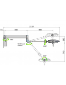 LAMPADA SCIALITICA PENTALED 30E - da parete - 30 riflettori ellittici in 6 moduli da 5 LED - 160.000 LUX